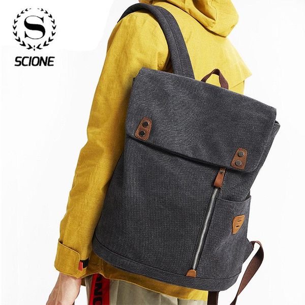 backpack scione men's canvas vintage fashion daypack business commuter lappack teens school drop
backpack scione men's canvas vintage fashion daypack business commuter lappack teens school drop