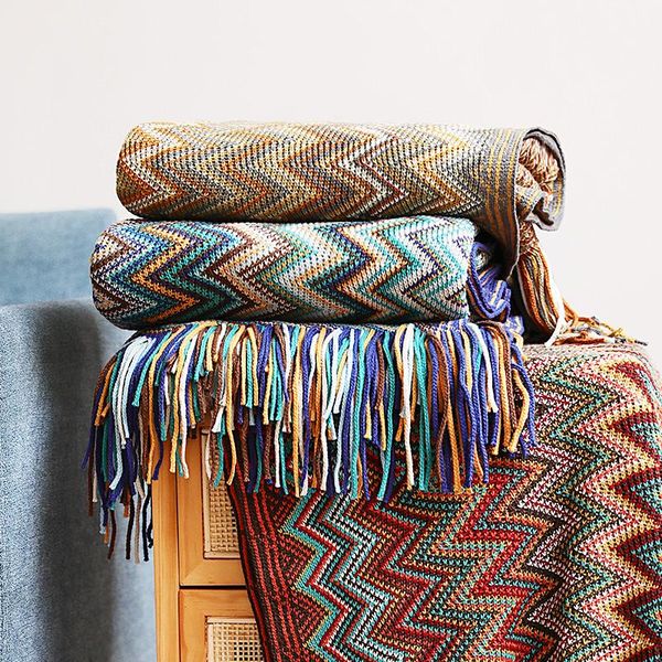 blankets bohemian style hand knitted blanket with tassel summer nap bed sofa travel breathable chic soft comfortable
blankets bohemian style hand knitted blanket with tassel summer nap bed sofa travel breathable chic soft comfortable