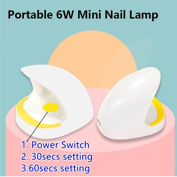 nail dryers 6w dryer mini led uv lamp portable gel professional art polish light manicure machine tool
nail dryers 6w dryer mini led uv lamp portable gel professional art polish light manicure machine tool