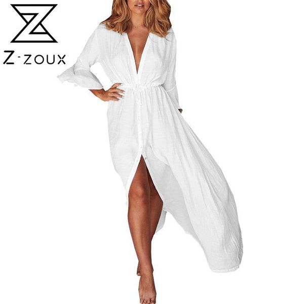 women dress deep v neck single breatsed shirt es drawstring loose casual maxi flare sleeve long beach es 210524, Black;gray
women dress deep v neck single breatsed shirt es drawstring loose casual maxi flare sleeve long beach es 210524, Black;gray
