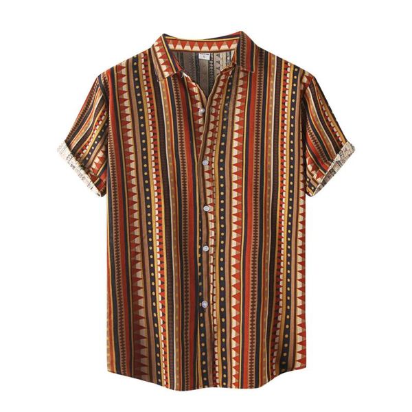 men's casual shirts men shirt camisa short sleeve stripe printed breathable hawaiian turn-down collar beach for street, White;black
men's casual shirts men shirt camisa short sleeve stripe printed breathable hawaiian turn-down collar beach for street, White;black