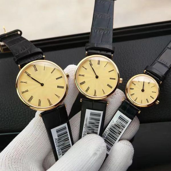 business mens watch quartz movement sapphire leather strap 38mm 33mm 24mm optional waterproof design watches montre de luxe, Slivery;brown
business mens watch quartz movement sapphire leather strap 38mm 33mm 24mm optional waterproof design watches montre de luxe, Slivery;brown