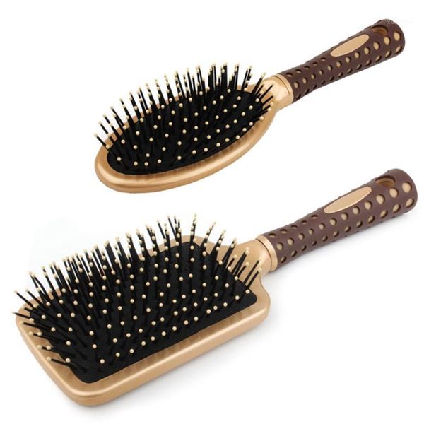 types massage oval hair comb rectangle brush anti static detangling air cushion bristle spa hairdressing styling tool1, Silver
types massage oval hair comb rectangle brush anti static detangling air cushion bristle spa hairdressing styling tool1, Silver