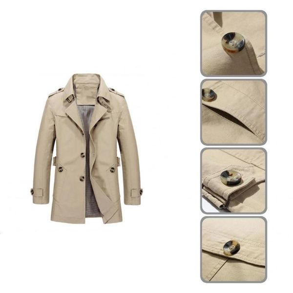 men's jackets cool overcoat single-breasted autumn jacket for outdoor trench, Black;brown
men's jackets cool overcoat single-breasted autumn jacket for outdoor trench, Black;brown