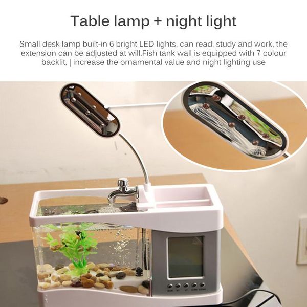aquariums fish tank organizer calendar pen alarm clock holder usb acrylic table deskholders for home office decoration
aquariums fish tank organizer calendar pen alarm clock holder usb acrylic table deskholders for home office decoration