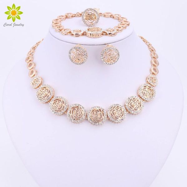 earrings & necklace wedding african beads jewelry sets flower shape bracelet rings for women gold color vintage party accessories, Silver
earrings & necklace wedding african beads jewelry sets flower shape bracelet rings for women gold color vintage party accessories, Silver