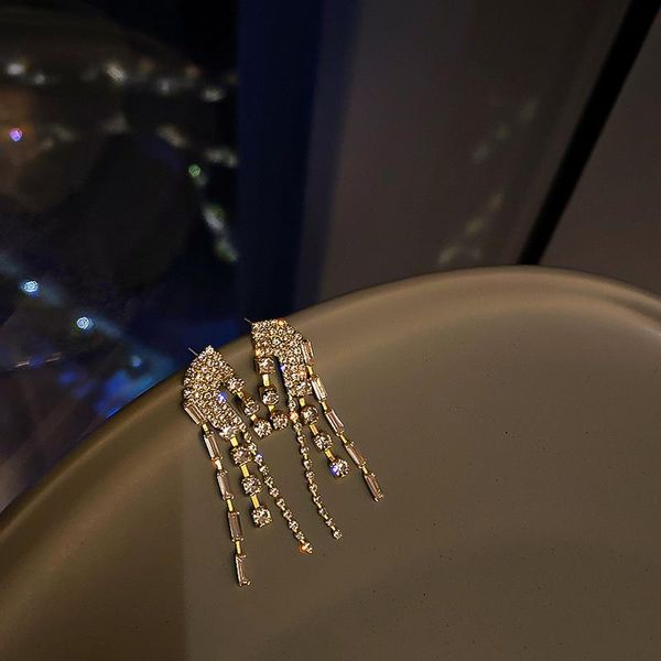 dangle & chandelier europe and america fashion temperament women's accessories personality exquisite zircon rhinestones tassel earrings, Silver
dangle & chandelier europe and america fashion temperament women's accessories personality exquisite zircon rhinestones tassel earrings, Silver