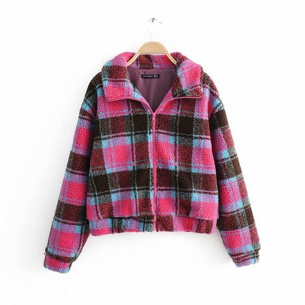 women's jackets fashion women jj65-9908 european and american print lamb wool jacket, Black;brown
women's jackets fashion women jj65-9908 european and american print lamb wool jacket, Black;brown