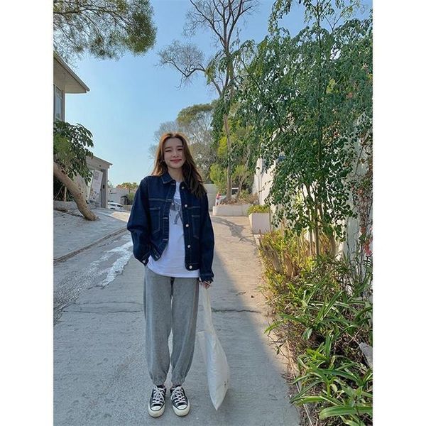 women's jackets 2021 casual minority blue cowboy coat spring and autumn korean loose net red same, Black;brown
women's jackets 2021 casual minority blue cowboy coat spring and autumn korean loose net red same, Black;brown