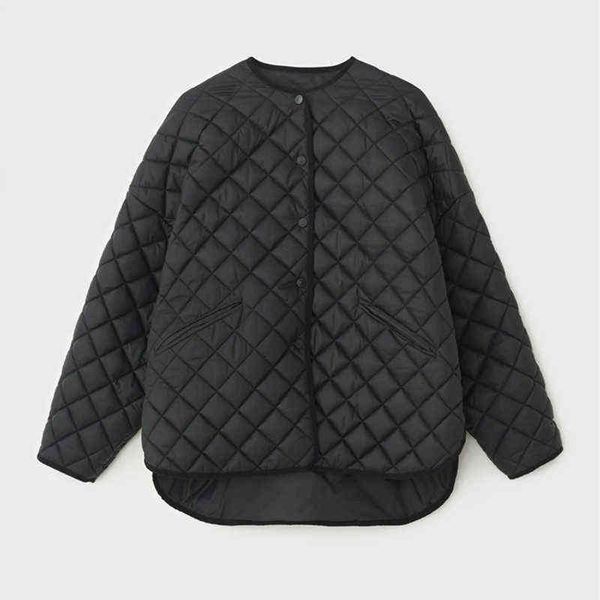 autumn winter women black coat front short and long design loose single breasted cotton warm jacket 211130
autumn winter women black coat front short and long design loose single breasted cotton warm jacket 211130