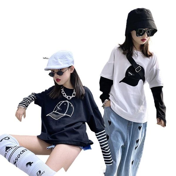 boys and girls fake two-piece t-shirts 2021 spring korean version of the tide children's casual printing all-match blouse, Blue
boys and girls fake two-piece t-shirts 2021 spring korean version of the tide children's casual printing all-match blouse, Blue