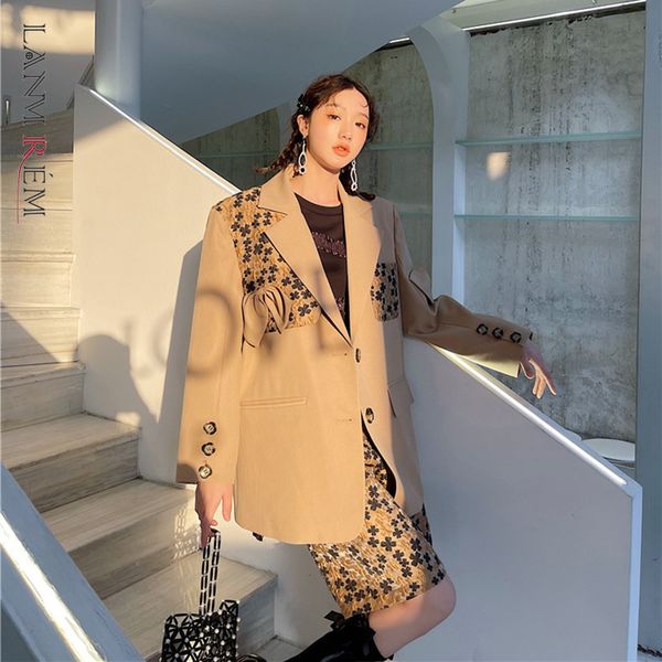 women khaki big size pockets button blazer lapel long sleeve loose fit jacket fashion tide spring autumn 2f0171 210507, White;black
women khaki big size pockets button blazer lapel long sleeve loose fit jacket fashion tide spring autumn 2f0171 210507, White;black