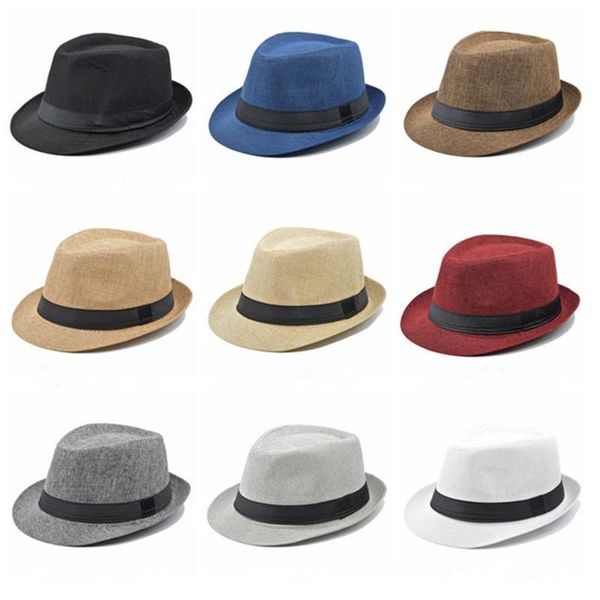 party favor men ladies fedora travel hats straw panama style sun beach hat 9 colors
party favor men ladies fedora travel hats straw panama style sun beach hat 9 colors