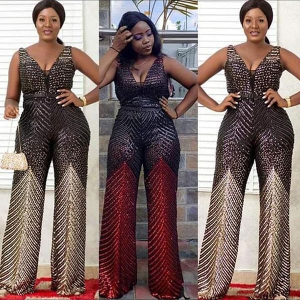 ethnic clothing african clothes lady 2021 fashion sequins v-neck sleeveless big bell-bottomed jumpsuit length for party elegant, Red
ethnic clothing african clothes lady 2021 fashion sequins v-neck sleeveless big bell-bottomed jumpsuit length for party elegant, Red