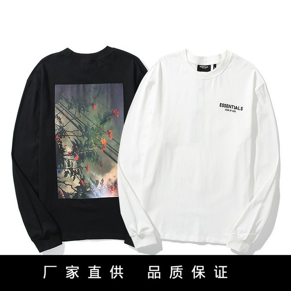 flower of god essentials casual long sleeve t-shirt, Black
flower of god essentials casual long sleeve t-shirt, Black