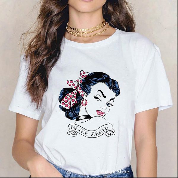 cool never again fashion womens t shirts european girl print graphic tees summer clothes casual shirt white camisetas
cool never again fashion womens t shirts european girl print graphic tees summer clothes casual shirt white camisetas