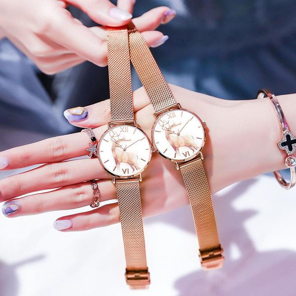 wristwatches 2021 watches women fashion casual quartz women's watch gold wrist stainless steel, Slivery;brown
wristwatches 2021 watches women fashion casual quartz women's watch gold wrist stainless steel, Slivery;brown