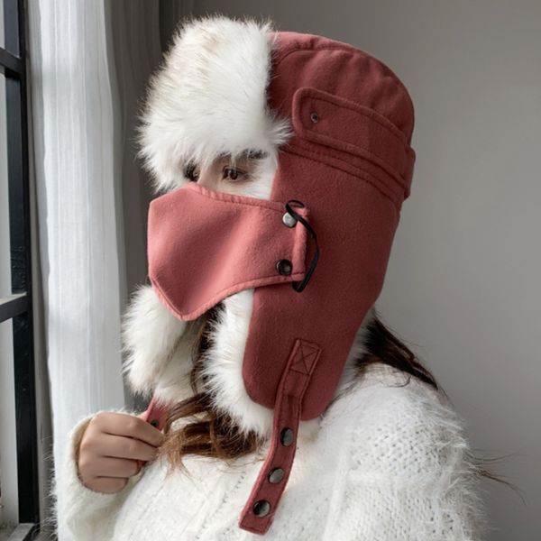 thick warm bomber hat men women white fur winter hats with mask male female russian ushanka hat ski earflap trapper russian cap, Blue;gray
thick warm bomber hat men women white fur winter hats with mask male female russian ushanka hat ski earflap trapper russian cap, Blue;gray