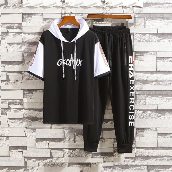 men cotton casual sets hooded t-shirts+sweatpants 2 pieces male sweatsuits loose jogger for size 3xl1, Gray
men cotton casual sets hooded t-shirts+sweatpants 2 pieces male sweatsuits loose jogger for size 3xl1, Gray