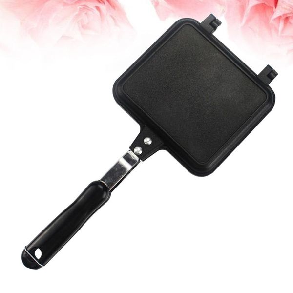 pans 1pcs sandwich bread mold home gas non-stick frying pan toast double side pan(black)
pans 1pcs sandwich bread mold home gas non-stick frying pan toast double side pan(black)