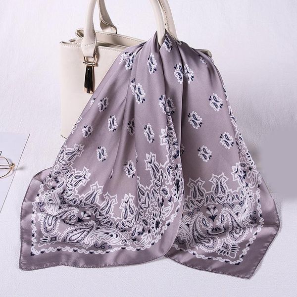 scarves 70*70cm fashion silk satin hair scarf women handkerchief printed female square head bandana small neck muffler hijab lady girl, Blue;gray
scarves 70*70cm fashion silk satin hair scarf women handkerchief printed female square head bandana small neck muffler hijab lady girl, Blue;gray