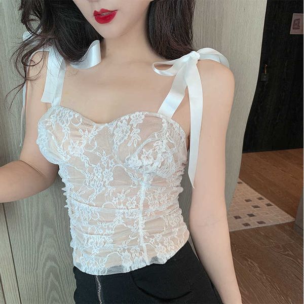 korean women tank camisole lace silk strap woman sleeveless satin bow plus size vintage halter 210604, White
korean women tank camisole lace silk strap woman sleeveless satin bow plus size vintage halter 210604, White