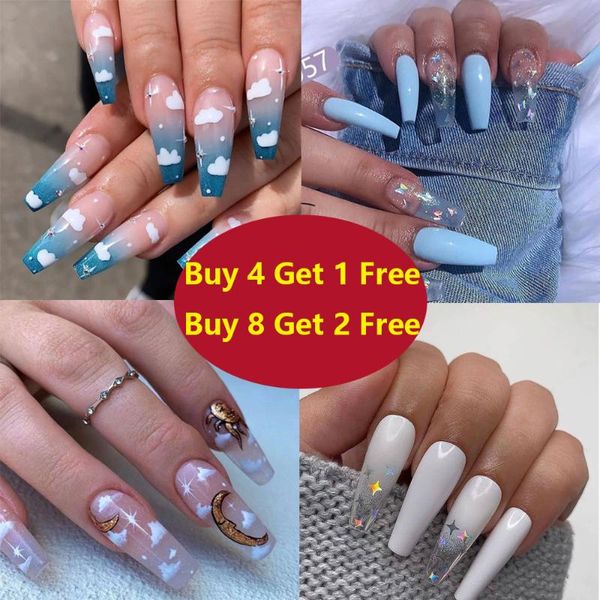 false nails buy 4 get 1 long ballerina fake sky blue beach cloud/sun moon ladies press on designed nail tips overhead, Red;gold
false nails buy 4 get 1 long ballerina fake sky blue beach cloud/sun moon ladies press on designed nail tips overhead, Red;gold