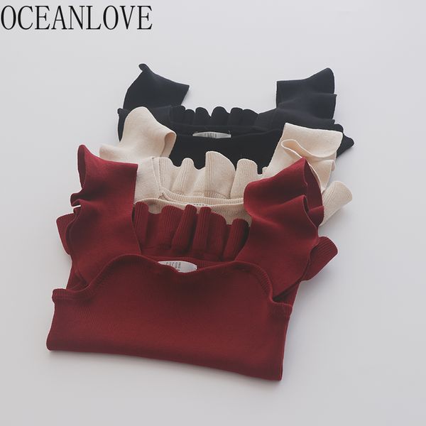knitted solid ruffles crop short vintage slim tank spring summer korean fashion ropa mujer 15453 210415, White
knitted solid ruffles crop short vintage slim tank spring summer korean fashion ropa mujer 15453 210415, White