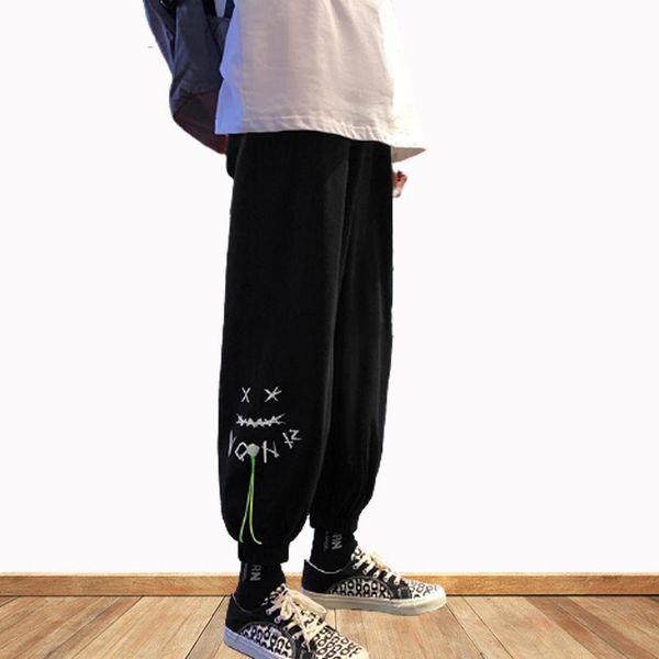 loose-fitting nine-point casual pants men's spring and summer large-size personality printed, Black
loose-fitting nine-point casual pants men's spring and summer large-size personality printed, Black