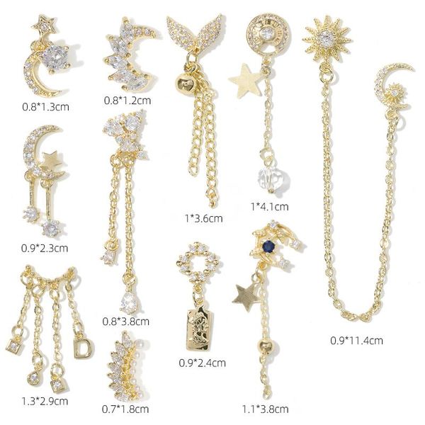 nail art decorations 2 pieces water drop crystal dangle chain charms jewelry luxury zircon rhinestones for nails, Silver;gold
nail art decorations 2 pieces water drop crystal dangle chain charms jewelry luxury zircon rhinestones for nails, Silver;gold