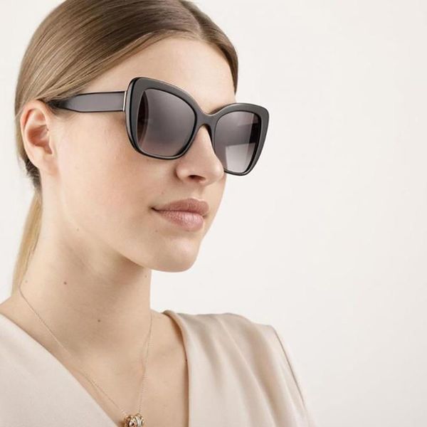 sunglasses cat eye acetate frame women gradient grey lens oversize style, White;black
sunglasses cat eye acetate frame women gradient grey lens oversize style, White;black