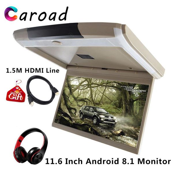car video caroad 11.6 inch android 8.1 monitor ceiling mount roof 1080p ips screen wifi/hdmi/usb/sd/fm/bluetooth/speaker/game
car video caroad 11.6 inch android 8.1 monitor ceiling mount roof 1080p ips screen wifi/hdmi/usb/sd/fm/bluetooth/speaker/game