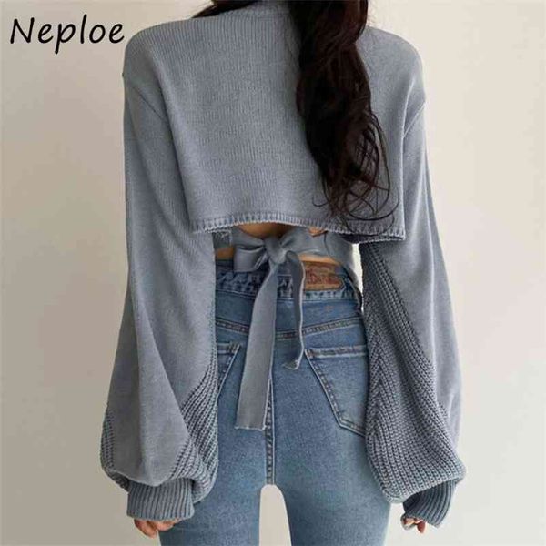 back lace up bow design solid knit sweater women o neck pullover long sleeve pull femme spring slim sueter 210422, White;black
back lace up bow design solid knit sweater women o neck pullover long sleeve pull femme spring slim sueter 210422, White;black