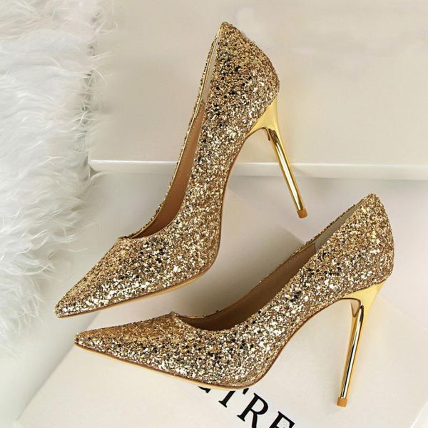 dress shoes 2021 summer women pumps high thin heels pointed toe metal decoration bling bridal wedding gold, Black
dress shoes 2021 summer women pumps high thin heels pointed toe metal decoration bling bridal wedding gold, Black