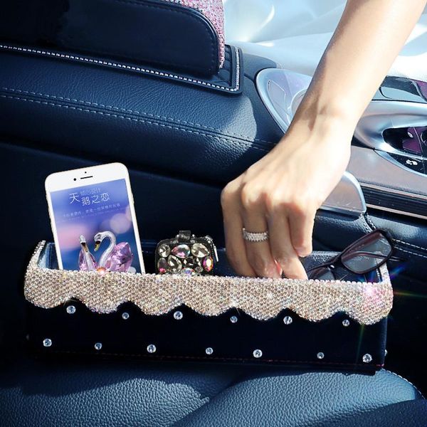car organizer bling women seat crevice side storage box crystals leather auto interior stowing tidying
car organizer bling women seat crevice side storage box crystals leather auto interior stowing tidying