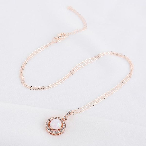 wedding crystal jewelry gift women opal pendant necklace fashion vintage chain necklaces & pendants bride, Silver
wedding crystal jewelry gift women opal pendant necklace fashion vintage chain necklaces & pendants bride, Silver