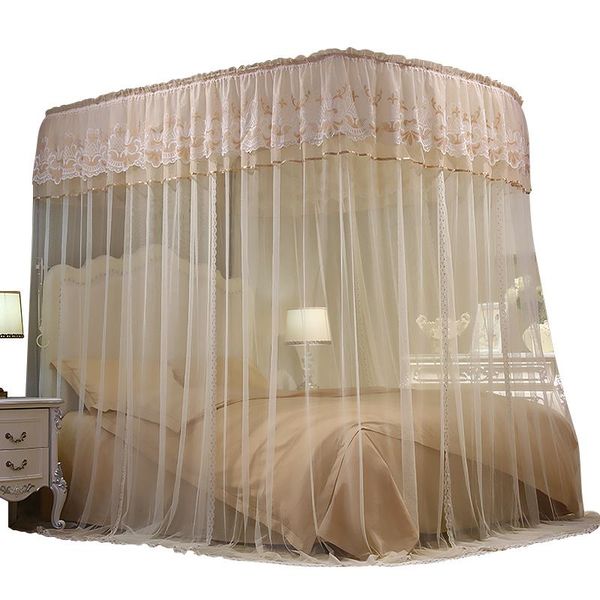 mosquito net summer princess u-shaped retractable 3-door 1.5m court 1.8m bed double household thick bracket curtains
mosquito net summer princess u-shaped retractable 3-door 1.5m court 1.8m bed double household thick bracket curtains