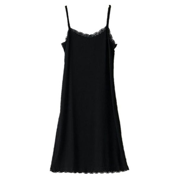 casual dresses lace patchwork women's slip dress black adjustable spaghetti strap female sleeveless white slim stretch ladies clothes, Black;gray 
casual dresses lace patchwork women's slip dress black adjustable spaghetti strap female sleeveless white slim stretch ladies clothes, Black;gray