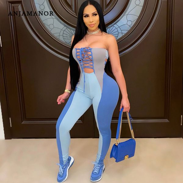 anjamanor hollow out lace up patchwork bodyocn jumpsuit clubwear spring summer 2021 athleisure one piece outfit d85-cd21, Black;white
anjamanor hollow out lace up patchwork bodyocn jumpsuit clubwear spring summer 2021 athleisure one piece outfit d85-cd21, Black;white