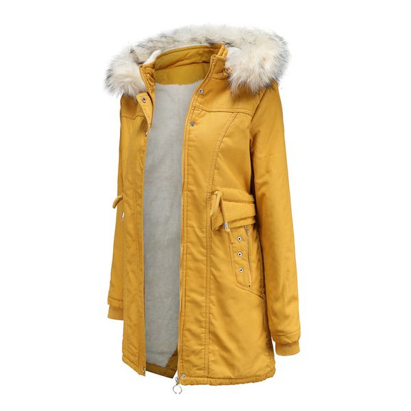 women's windproof parka hooded winter long-sleeved down cotton faux fur lining warm zipper pocket hooded simple, Black
women's windproof parka hooded winter long-sleeved down cotton faux fur lining warm zipper pocket hooded simple, Black