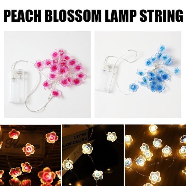 strings led string light battery powered 20 lights copper wire 2m pink/blue peach blossom decoration lamp for garden patio yard
strings led string light battery powered 20 lights copper wire 2m pink/blue peach blossom decoration lamp for garden patio yard