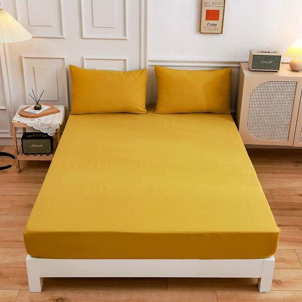 sheets & sets yellow bed sheet no case simple pure color single and double 1.5/1.8 twin queen bedding linen fitted
sheets & sets yellow bed sheet no case simple pure color single and double 1.5/1.8 twin queen bedding linen fitted