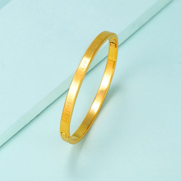 women's vintage texture 24k gold plate bangle bracelets njgb086 fashion gift buckle yellow gold plated bracelet, Black
women's vintage texture 24k gold plate bangle bracelets njgb086 fashion gift buckle yellow gold plated bracelet, Black
