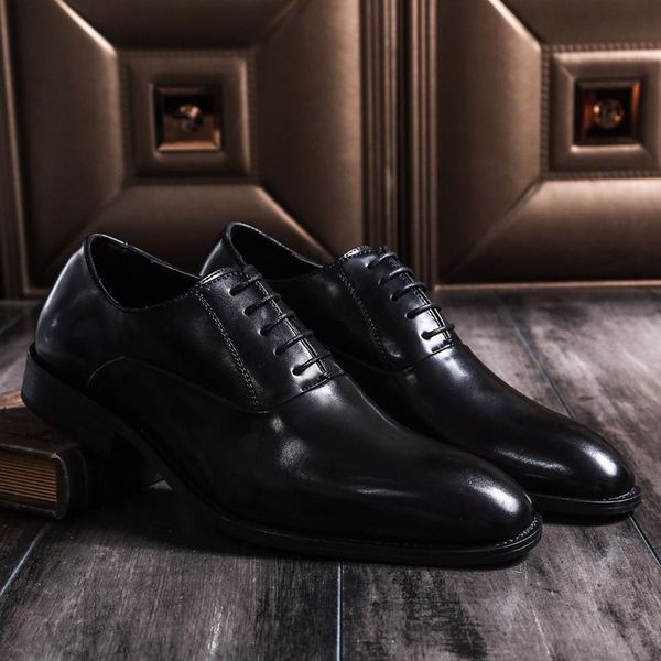men's business dress shoes designer black round toe genuine leather formal wear men wedding party oxfords shoe
men's business dress shoes designer black round toe genuine leather formal wear men wedding party oxfords shoe