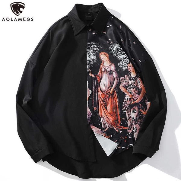 aolamegs long sleeve shirts men's winter casual shirt oversized print vintage couple fashion high street streetwear 210721, White;black
aolamegs long sleeve shirts men's winter casual shirt oversized print vintage couple fashion high street streetwear 210721, White;black