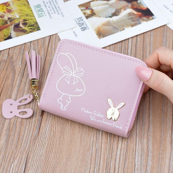 women small wallets lady short zipper rabbit wallet fashion korean style purse for coins card bag carteira, Red;black
women small wallets lady short zipper rabbit wallet fashion korean style purse for coins card bag carteira, Red;black