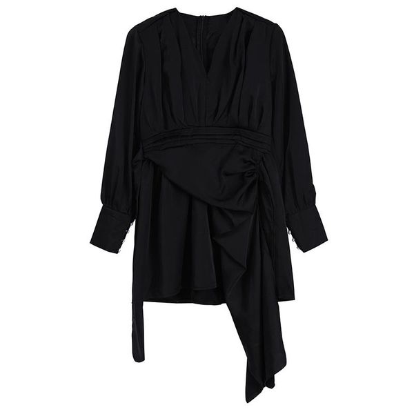 women shirt black white v-neck long sleeve lace-up button asymmetrical spring summer b0791 women's blouses & shirts
women shirt black white v-neck long sleeve lace-up button asymmetrical spring summer b0791 women's blouses & shirts