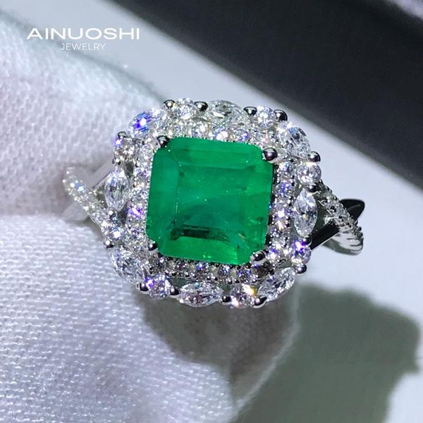 cluster rings ainuoshi 925 sterling silver emerald cut lad created engagement gift for women twist shank, Golden;silver
cluster rings ainuoshi 925 sterling silver emerald cut lad created engagement gift for women twist shank, Golden;silver