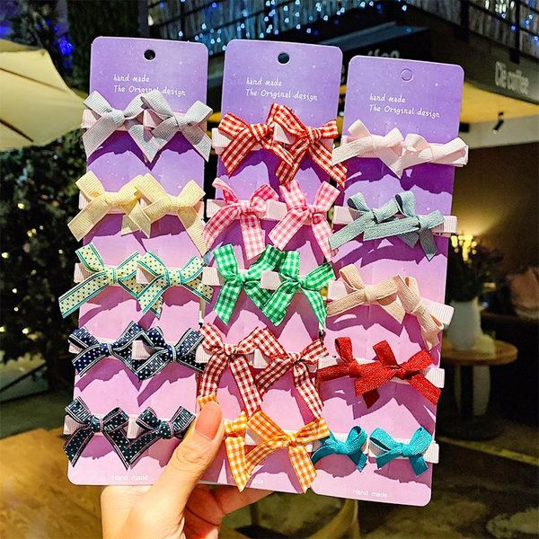 pieces cute princess children's plaid dot bow hairpin baby bb clip edge broken girl hair accessories kids side, Slivery;white
pieces cute princess children's plaid dot bow hairpin baby bb clip edge broken girl hair accessories kids side, Slivery;white