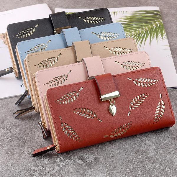 wallets 2021 fashion style women's long two fold hollow out leaves wallet clutch bag mobile phone, Red;black
wallets 2021 fashion style women's long two fold hollow out leaves wallet clutch bag mobile phone, Red;black